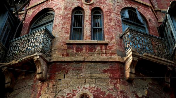 senate panel reviews efforts for promoting heritage a crumbling colonial era building in karachi is depicted here photo reuters