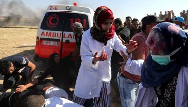 pima president also condemned the killing of gaza nurse razan al najar who is pictured here photo reuters