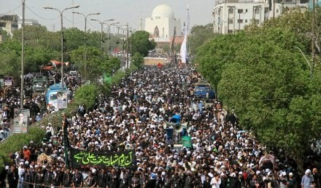 youm e ali procession passes through ma jinnah road on june 6 this year photo athar khan express youm e ali procession passes through ma jinnah road on june 6 this year photo athar khan express