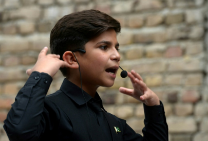 pakistanis enchanted by 11 year old s motivational coach