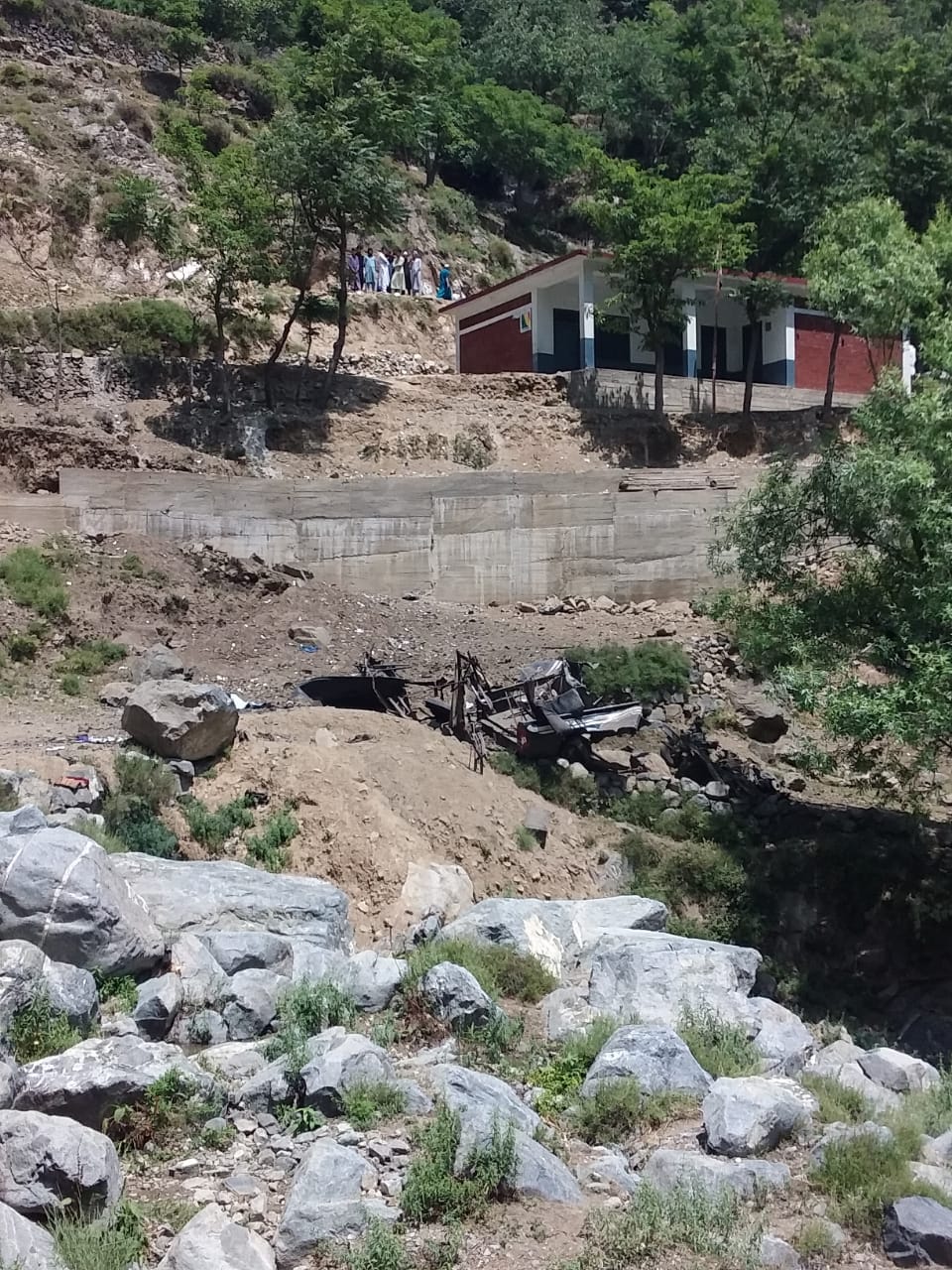 the police vehicle that was targeted in lower dir photo express