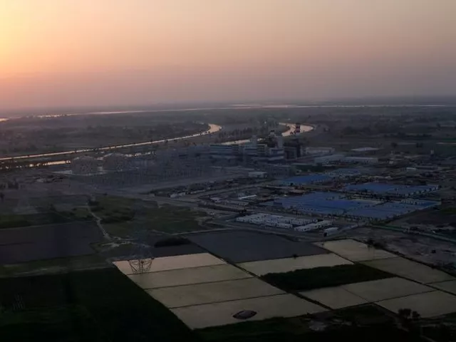 an aerial view of the haveli bahadur shah lng power plant in jhang photo afp an aerial view of the haveli bahadur shah lng power plant in jhang photo afp