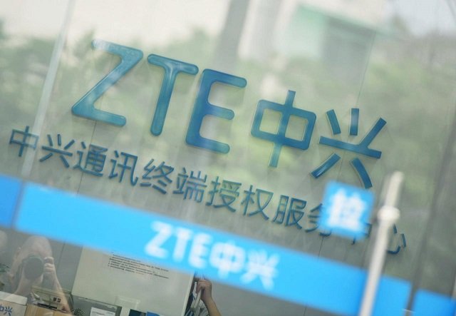 a sign of zte is pictured at its service centre in hangzhou zhejiang province china may 14 2018 photo reuters