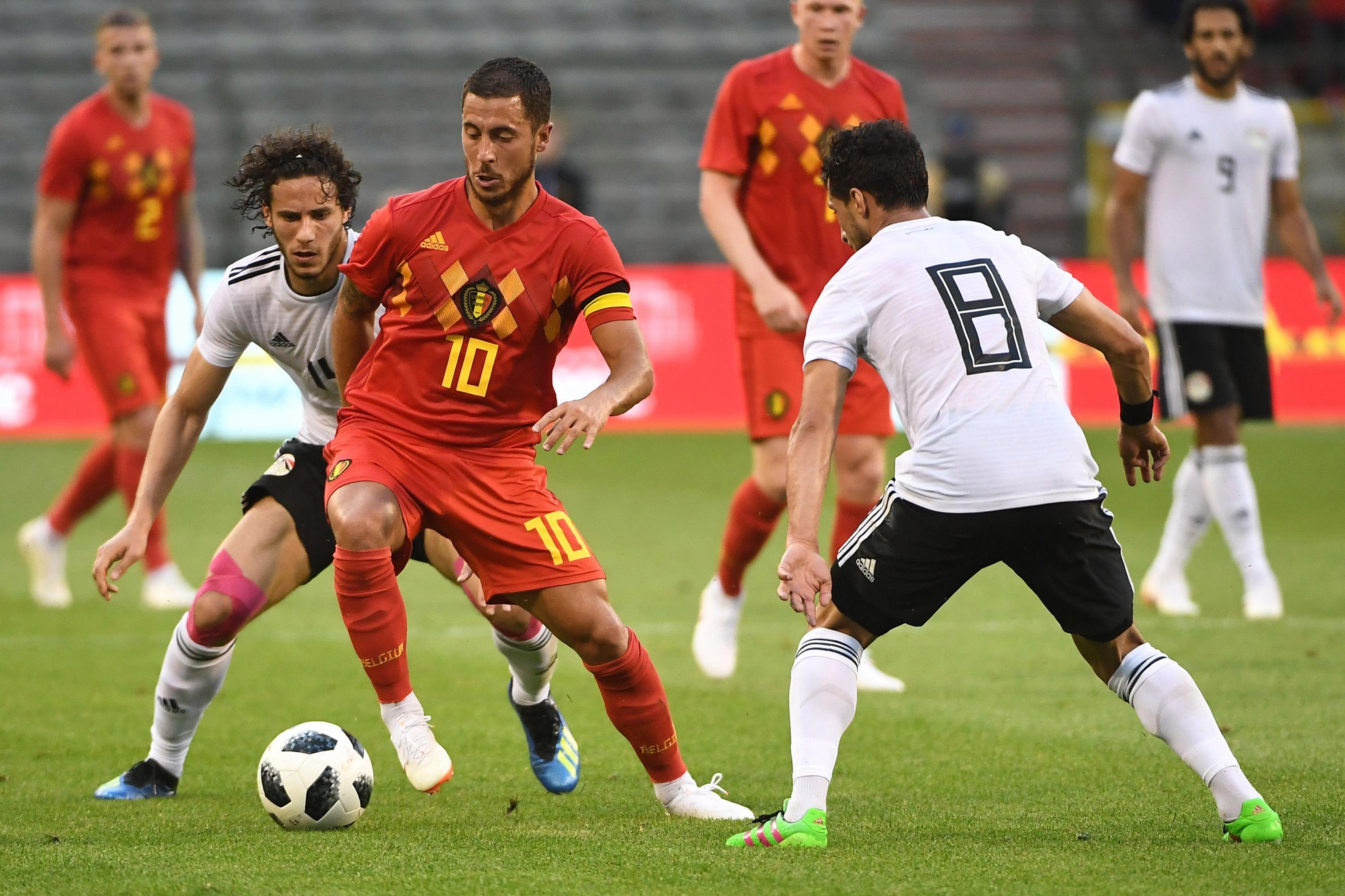 hazard has said belgium s golden generation will not fall down the same trap as england s did in the mid 2000s photo afp