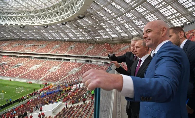 fifa president infantino said this week that he has never seen a country that has done so much to welcome the fans photo afp fifa president infantino said this week that he has never seen a country that has done so much to welcome the fans photo afp