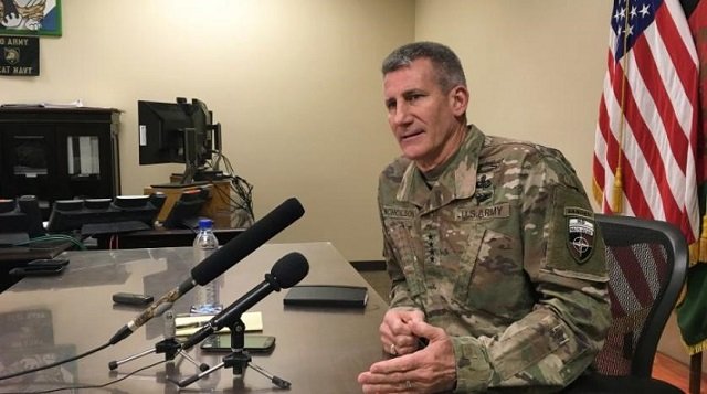 we are in the middle of a new offensive against isis in nangarhar says general john nicholson photo afp file