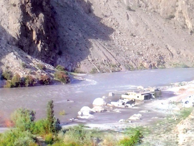 the situation has improved in the reservoirs before the pre monsoon showers in the country due to melting of glaciers photo shabbir mir express