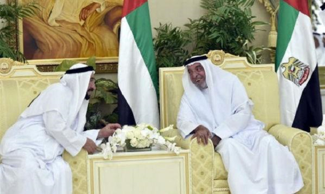 sheikh khalifa r has previously made only one public appearance since undergoing an operation following a stroke in january 2014 photo reuters sheikh khalifa r has previously made only one public appearance since undergoing an operation following a stroke in january 2014 photo reuters