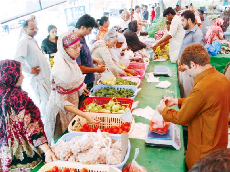 ahead of eid prices of essential items go up at ramazan bazaars