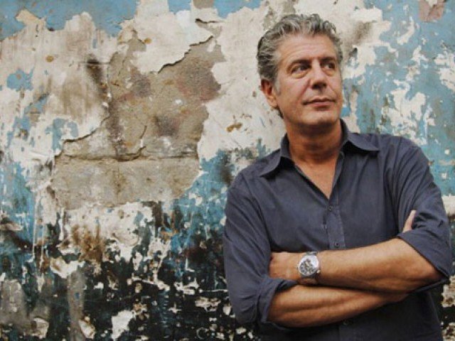 anthony bourdain photo express