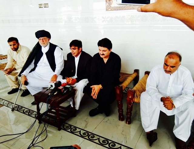 the meeting took place at the residence of shahjee gul afridi in peshawar 039 s hayatabad area on tuesday photo express