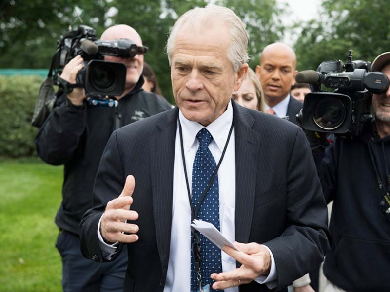 peter navarro is briefing media persons photo afp file