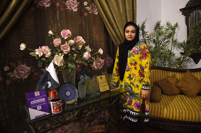 khadija siddiqui at her home photo afp