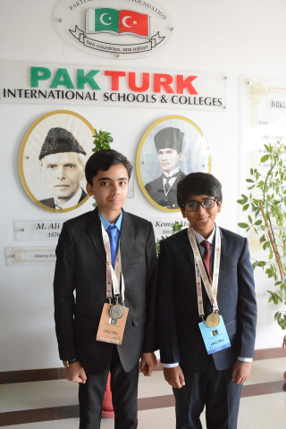 yasir jan with the silver medal and mukarram fatah gold medal in the junior category photo mohammad zafar yasir jan with the silver medal and mukarram fatah gold medal in the junior category photo mohammad zafar