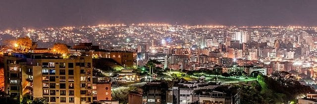view of downtown caracas at night photo courtesy wikipedia view of downtown caracas at night photo courtesy wikipedia