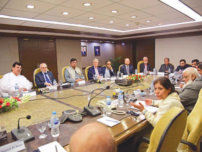 during the meeting the minister offered her support for capital market development and sought cooperation from the business community to strengthen the economy photo psx