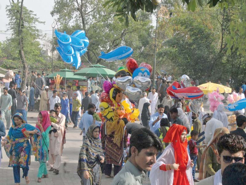 people enjoy eid holiday at ayub park and damane koh photo express