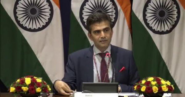 indian mea spokesperson raveesh kumar photo screengrab indian mea spokesperson raveesh kumar photo screengrab