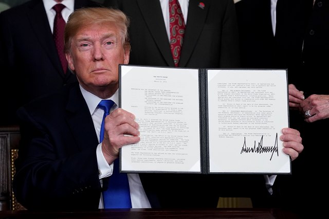 the us leader warned on friday of additional tariffs should beijing hit back with tit for tat measures photo reuters the us leader warned on friday of additional tariffs should beijing hit back with tit for tat measures photo reuters