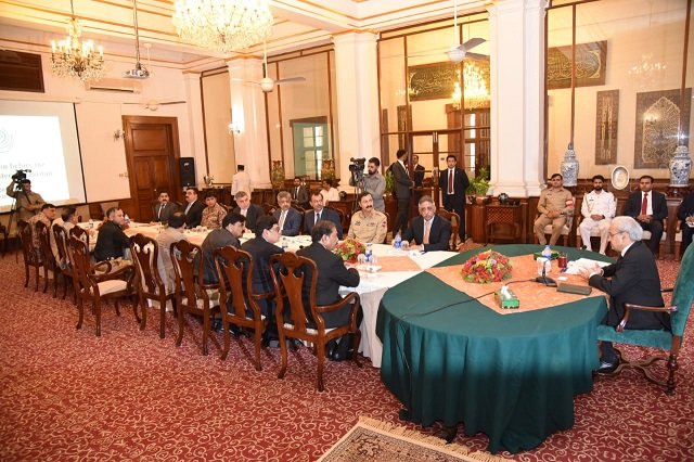 prime minister nasirul mulk chairs law and order meeting photo pr