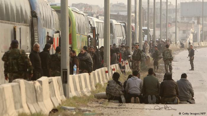 troops and civilians seen in eastern ghouta photo afp