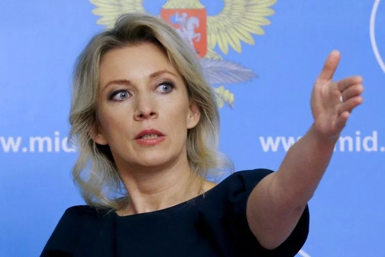 spokeswoman of the russian foreign ministry maria zakharova gestures as she attends a news briefing in moscow russia october 6 2015 russia strongly rebuffed u s criticism of its air strikes in syria on tuesday reminding washington how it had supported the united states in the aftermath of the 9 11 attacks on new york in 2001 photo reuters