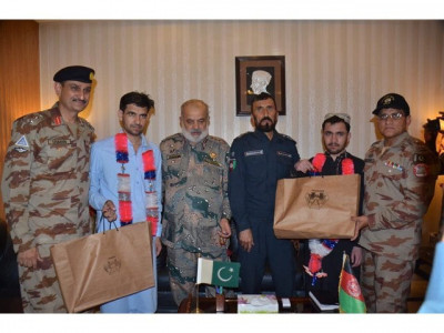 two afghan soldiers sent back home as goodwill gesture
