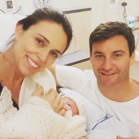 new zealand prime minister jacinda ardern is seen with her baby daughter and partner clarke gayford at auckland city hospital in auckland photo reuters