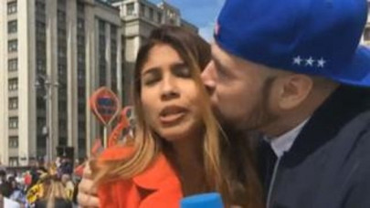 watch female journalist groped kissed on air covering fifa world cup watch female journalist groped kissed on air covering fifa world cup