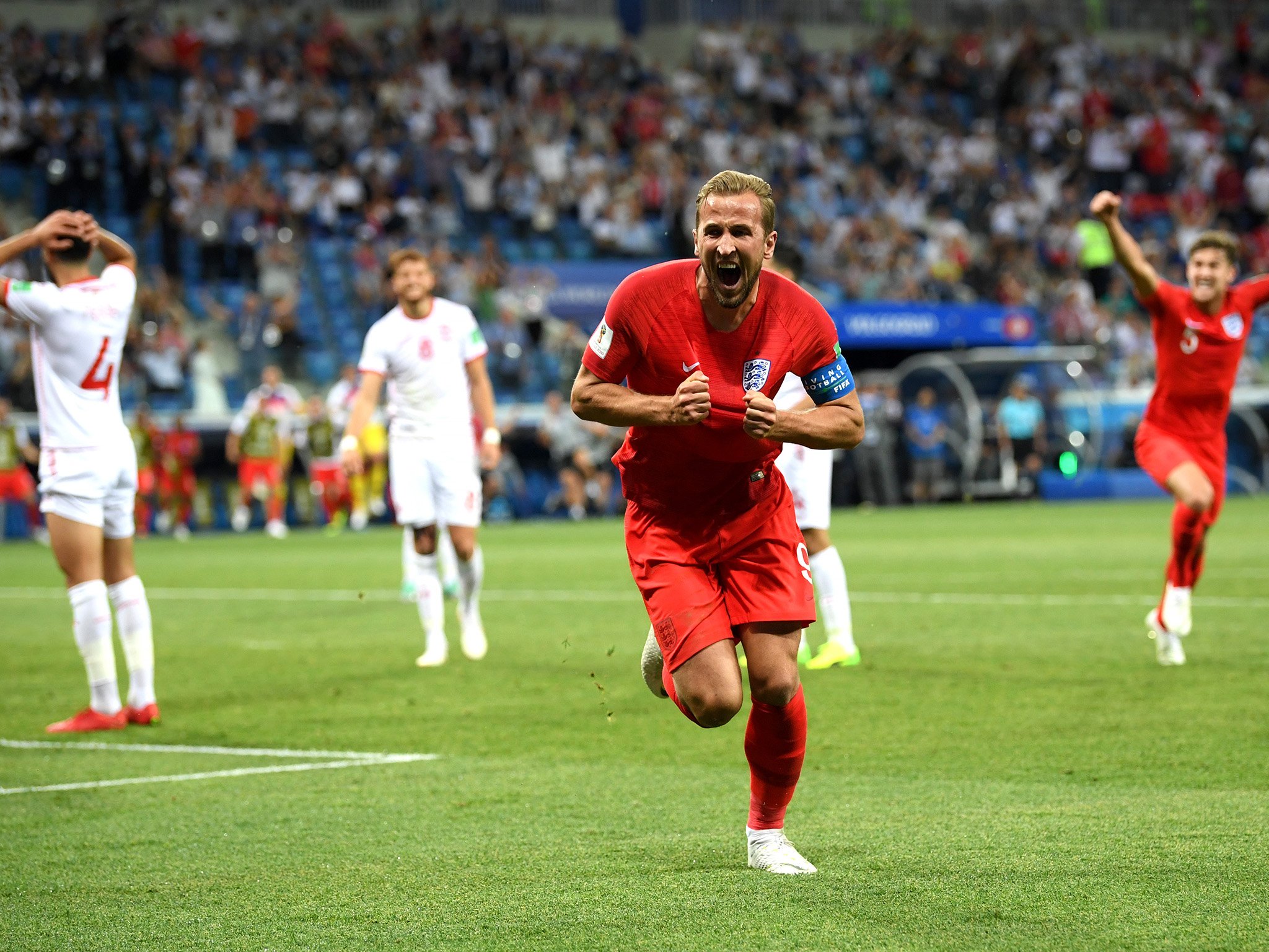 we kane do this skipper kane scored twice against tunisia to lift english hopes of going all the way photo afp