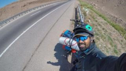 indian man cycles to russia to meet messi indian man cycles to russia to meet messi