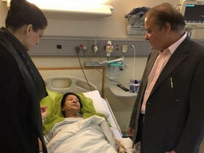 begum kulsoom s condition slightly better begum kulsoom s condition slightly better