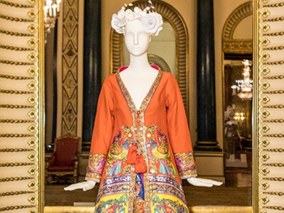 fashion designer rizwan beyg s showcases collection at buckingham palace