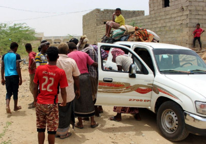 civilians flee combat zones around yemen s hodeida civilians flee combat zones around yemen s hodeida