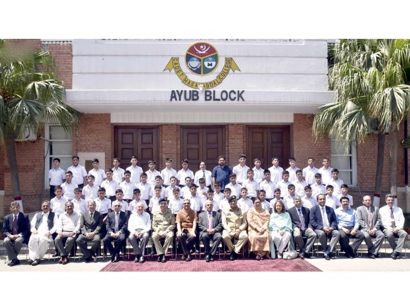 students and faculty of cadet college hassanabdal photo file