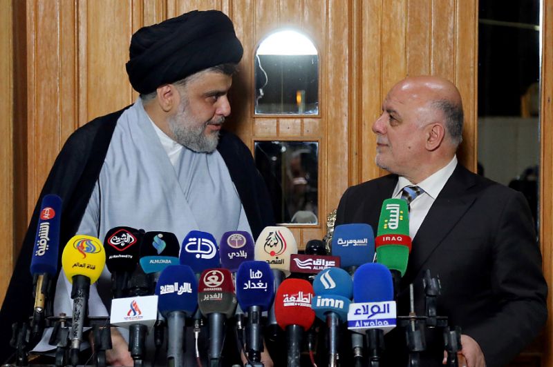 iraq pm and cleric sadr agree alliance