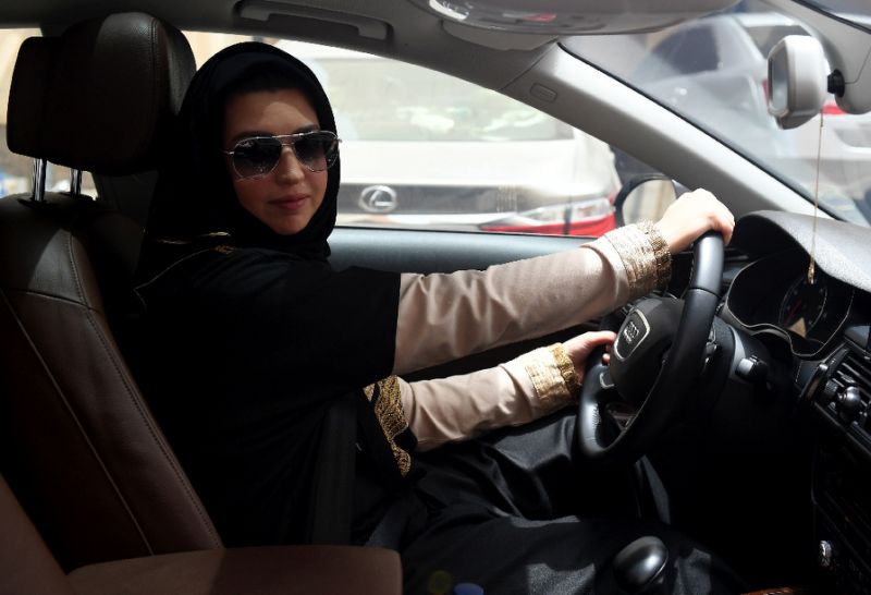 saudi women drivers take to the wheel after driving ban is lifted photo afp