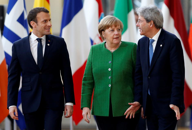 the 16 heads of government and state are responding to alarm about growing rifts not only among the eu 039 s 28 members but also within the german government itself the bloc 039 s most powerful photo reuters