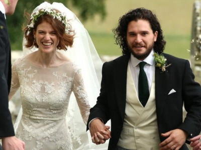 game of thrones stars kit harington rose leslie get hitched game of thrones stars kit harington rose leslie get hitched