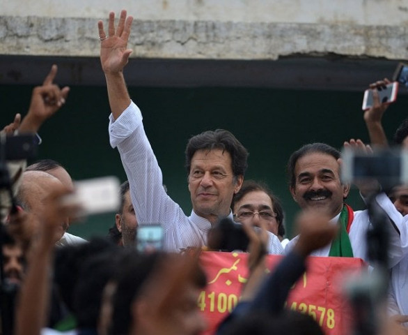 pti chief imran khan vows to root out corruption by strengthening institutions at mianwali rally on sunday photo afp pti chief imran khan vows to root out corruption by strengthening institutions at mianwali rally on sunday photo afp