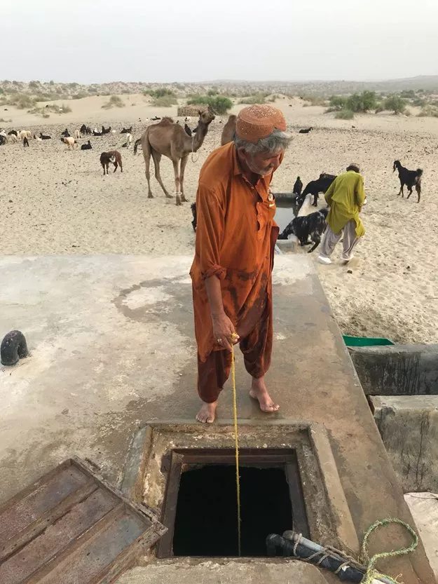 residents of 101 villages of acchro thar get potable water through the new pipeline installed in the area photo express residents of 101 villages of acchro thar get potable water through the new pipeline installed in the area photo express
