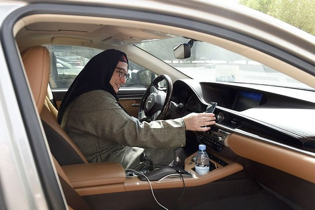 saudi national and newly licensed reem farahat an employee of careem a chauffeur car booking service prepares for a customer shuttle using her car in the saudi capital of riyadh photo afp saudi national and newly licensed reem farahat an employee of careem a chauffeur car booking service prepares for a customer shuttle using her car in the saudi capital of riyadh photo afp