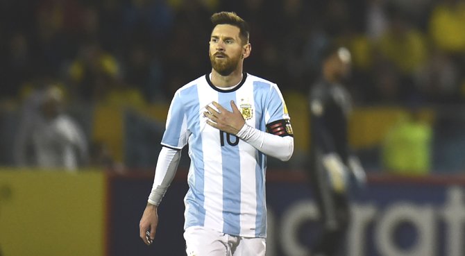 messi turned 31 on sunday and knows this is his last chance of winning the world cup with argentina as its talisman photo afp