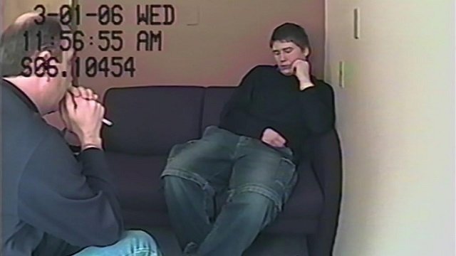 picture shows a scene from the popular documentary series quot making a murderer quot where brendan dassey an adolescent is interviewed on camera by a police investigator in regards to in this file video grab image dated march 1 2006 the murder of 25 year old teresa halbach for which dassey and his uncle steven avery were sentenced in 2007 to life in prison photo afp