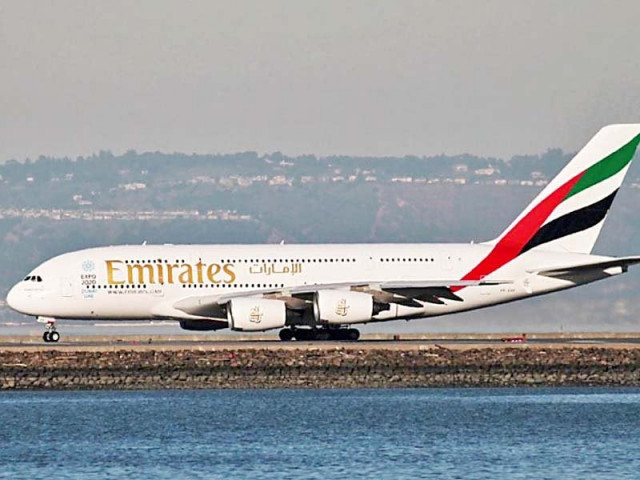 at present dubai based airline emirates has a 16 share in international air traffic in pakistan that stands at more than 14 million passengers per annum photo reuters at present dubai based airline emirates has a 16 share in international air traffic in pakistan that stands at more than 14 million passengers per annum photo reuters