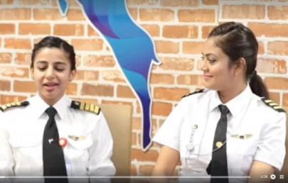 we don t fly over mountains but through them say female pia pilots we don t fly over mountains but through them say female pia pilots
