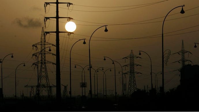 a power shortfall rose to a record 9000 watts in the country photo reuters