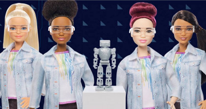 robotics barbie encourages young girls to take up male dominated careers