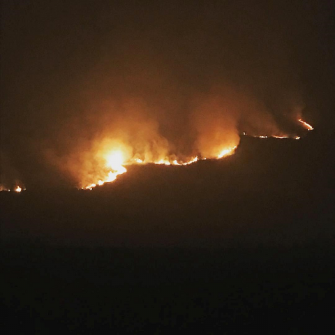 the fire has been declared a major incident photo reuters the fire has been declared a major incident photo reuters