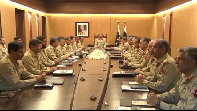 corps commander conference photo ispr